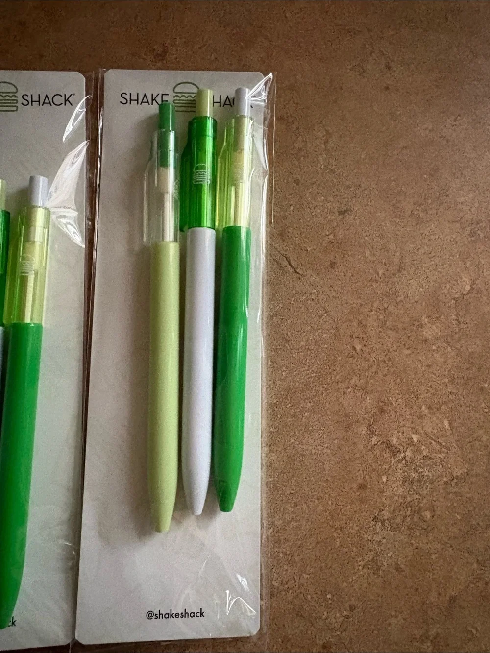 Shake Shack branded pens , 3 pack *6 packages (15 pens) — Home Office Set